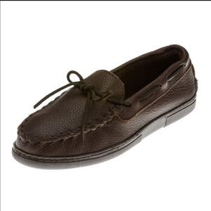 Minnetonka Brown Hardsole Moccasin